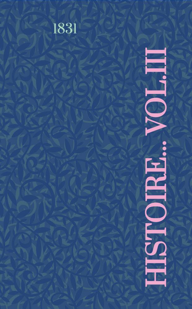 Histoire... Vol.III