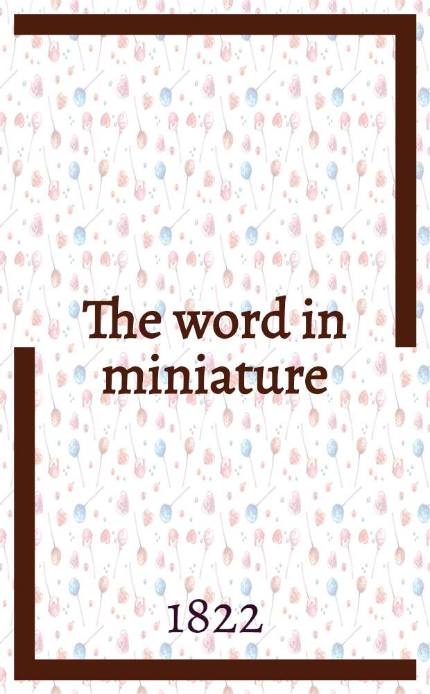 The word in miniature : Russia. Vol.3