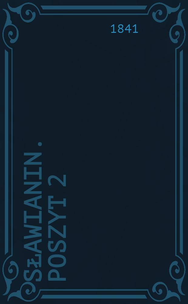 Sławianin. Poszyt 2