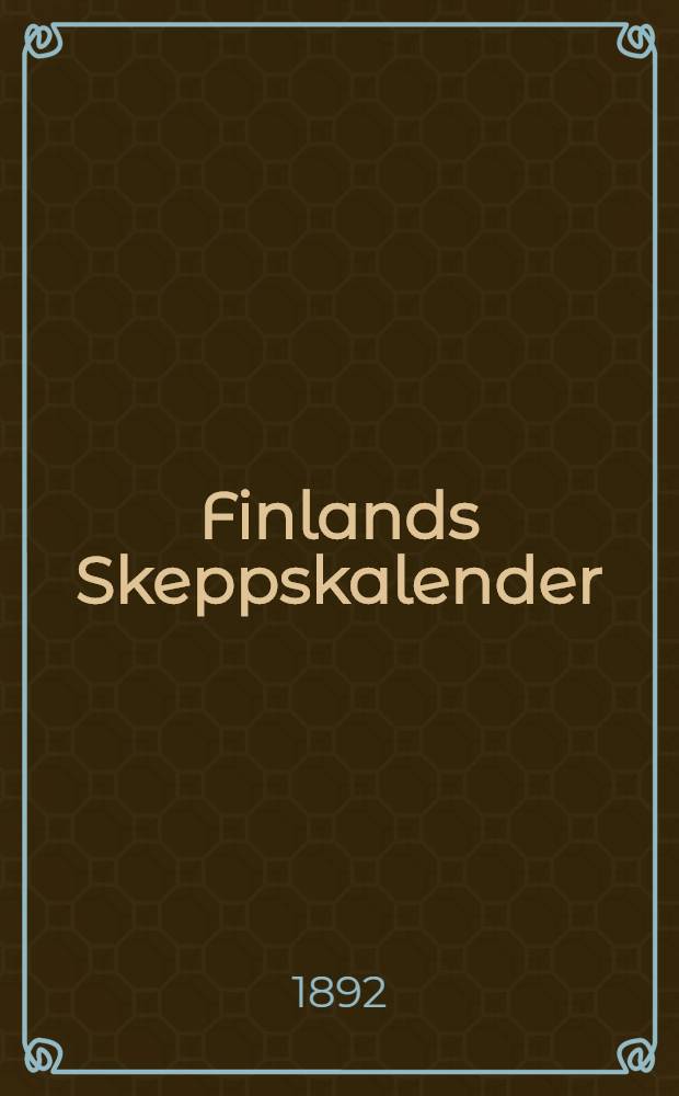 Finlands Skeppskalender