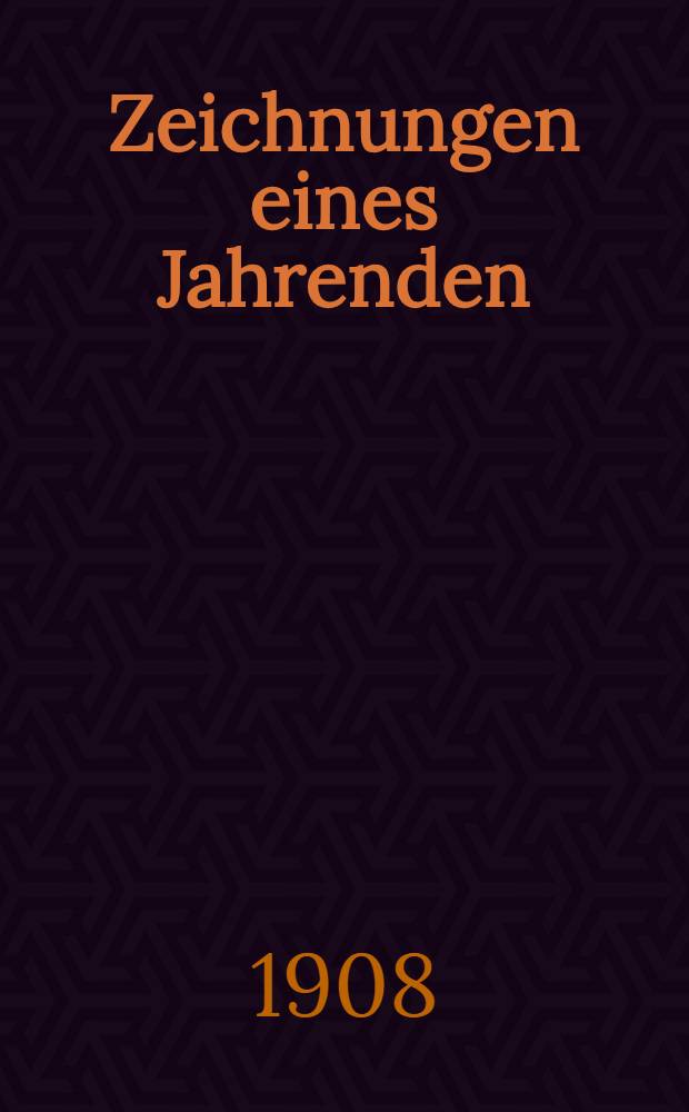 Zeichnungen eines Jahrenden : Novellen..