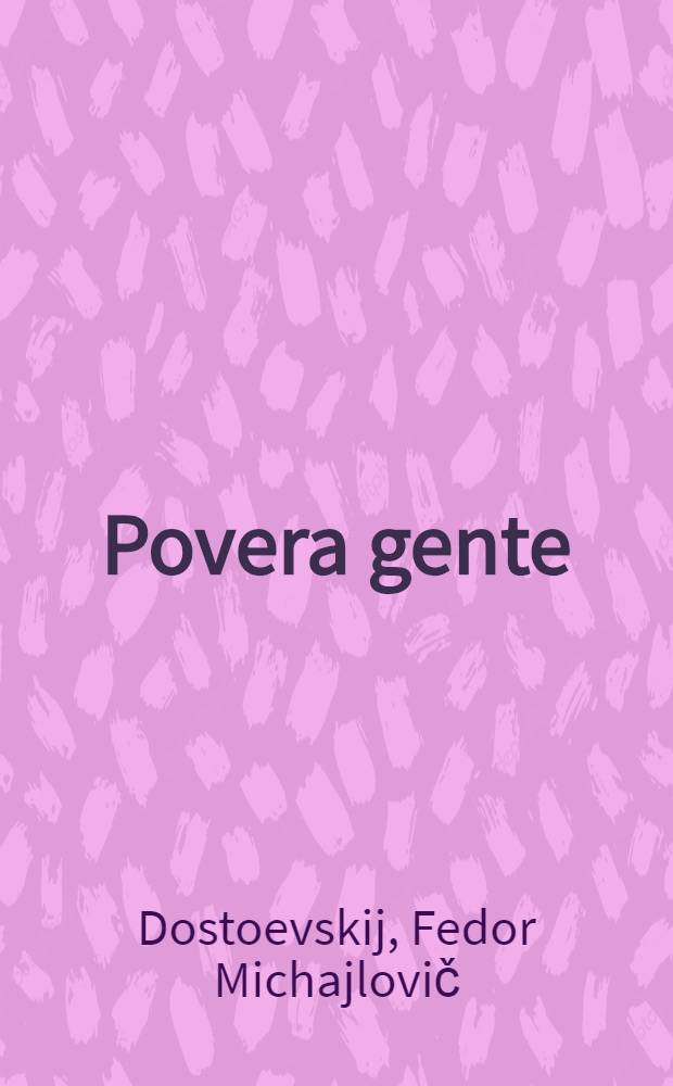 Povera gente