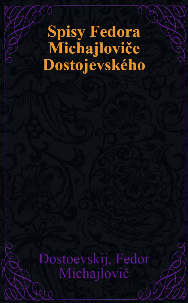 Spisy Fedora Michajloviče Dostojevského