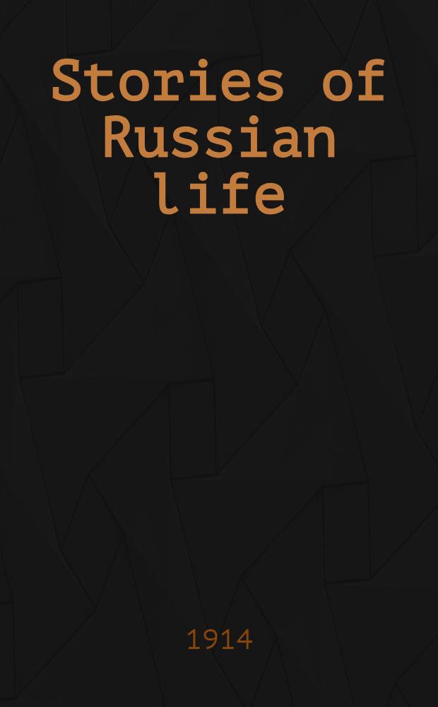 Stories of Russian life