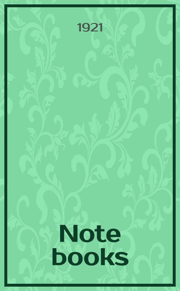 Note books