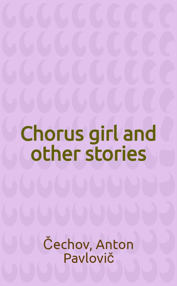 Chorus girl and other stories