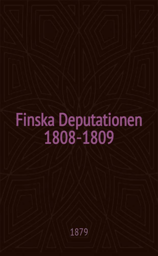 Finska Deputationen 1808-1809