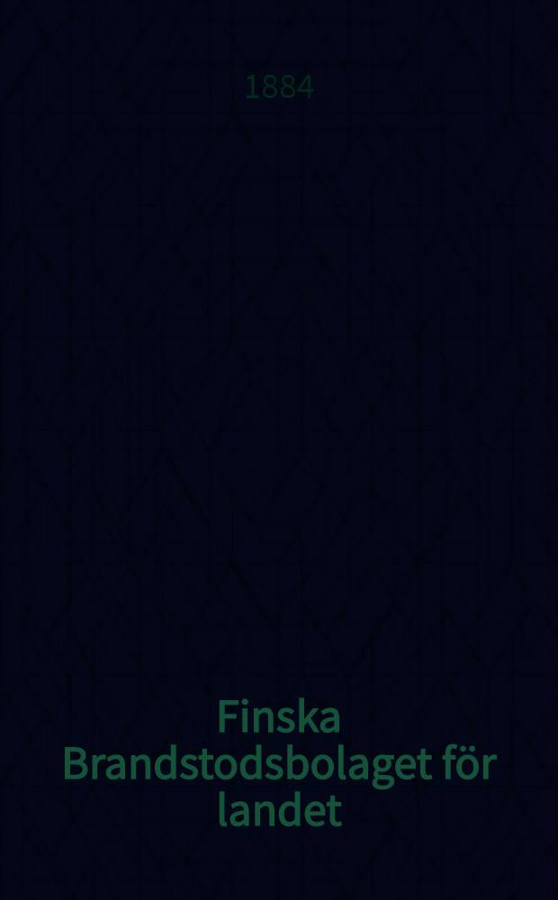 Finska Brandstodsbolaget f&ouml;r landet