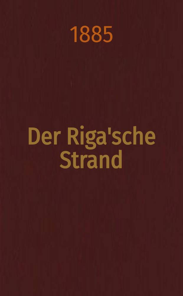 Der Riga'sche Strand