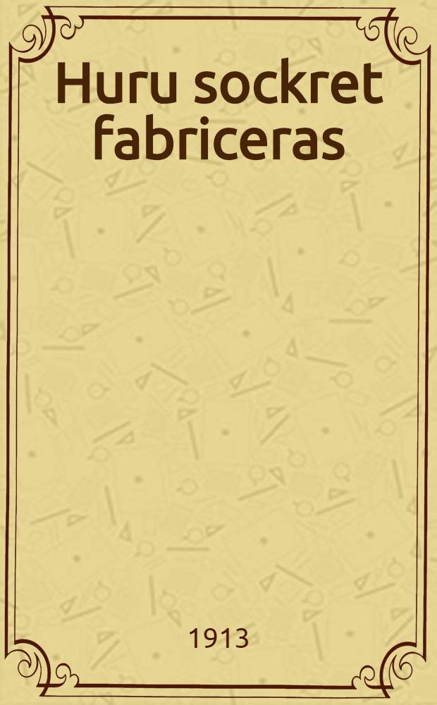 Huru sockret fabriceras