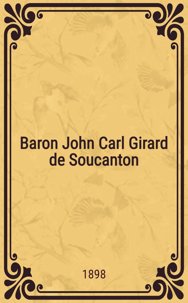 Baron John Carl Girard de Soucanton