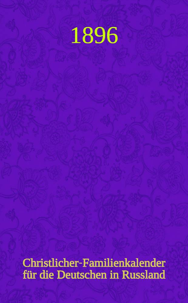 Christlicher-Familienkalender für die Deutschen in Russland
