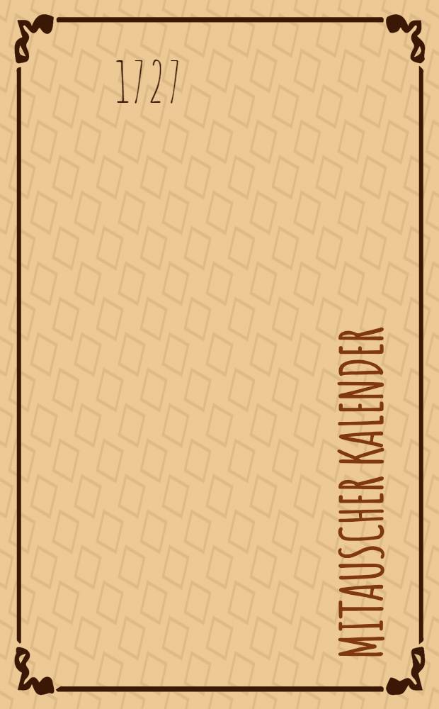 Mitauscher Kalender