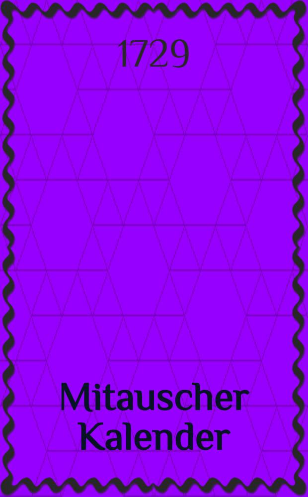 Mitauscher Kalender