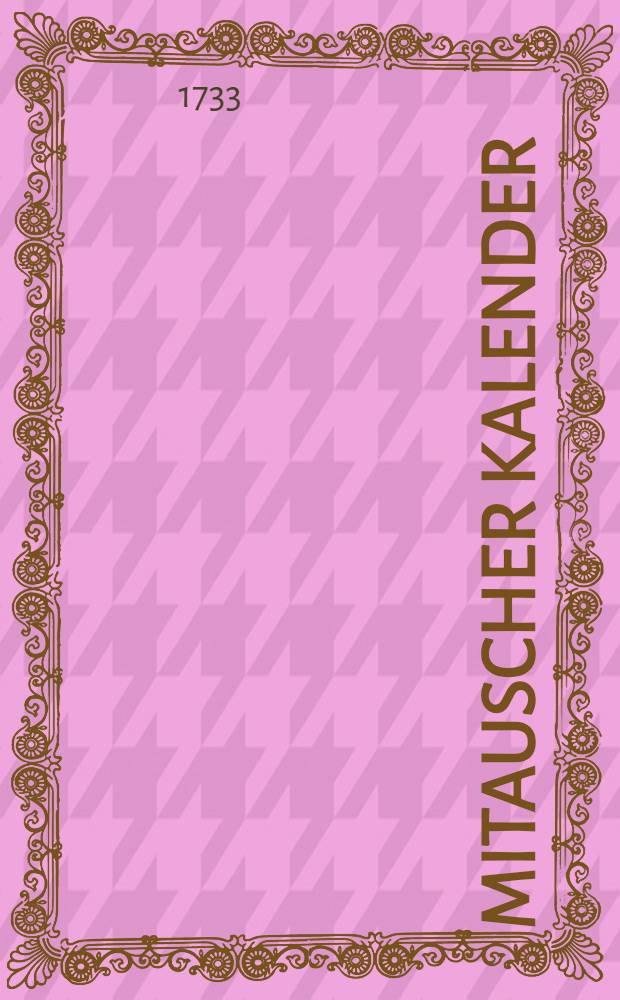 Mitauscher Kalender