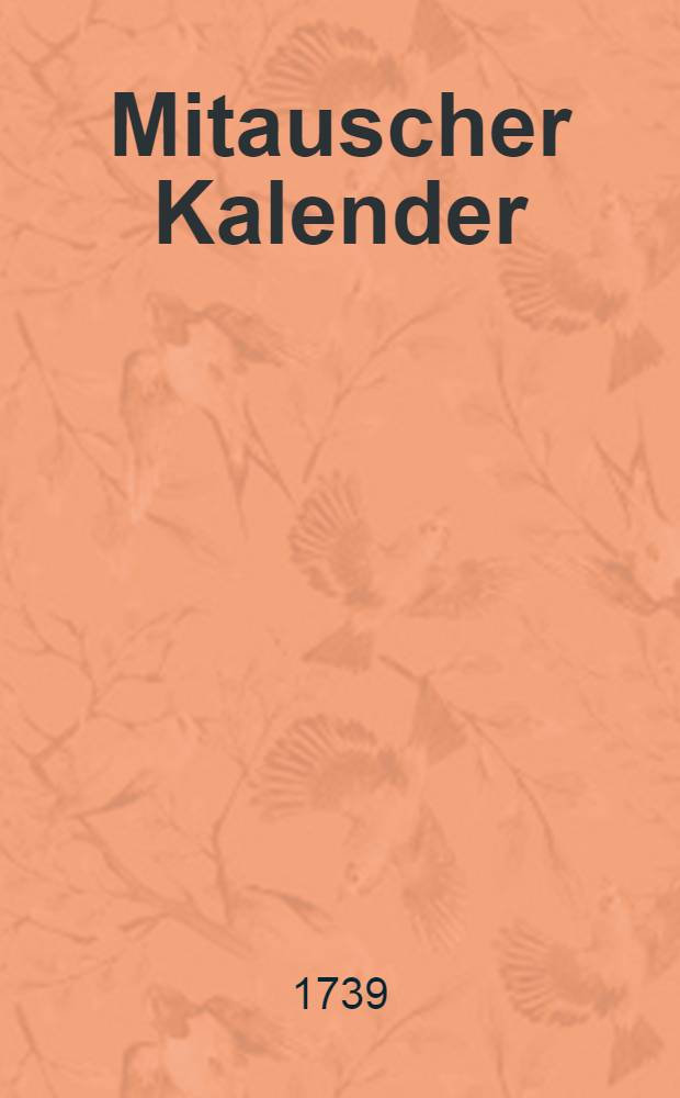 Mitauscher Kalender