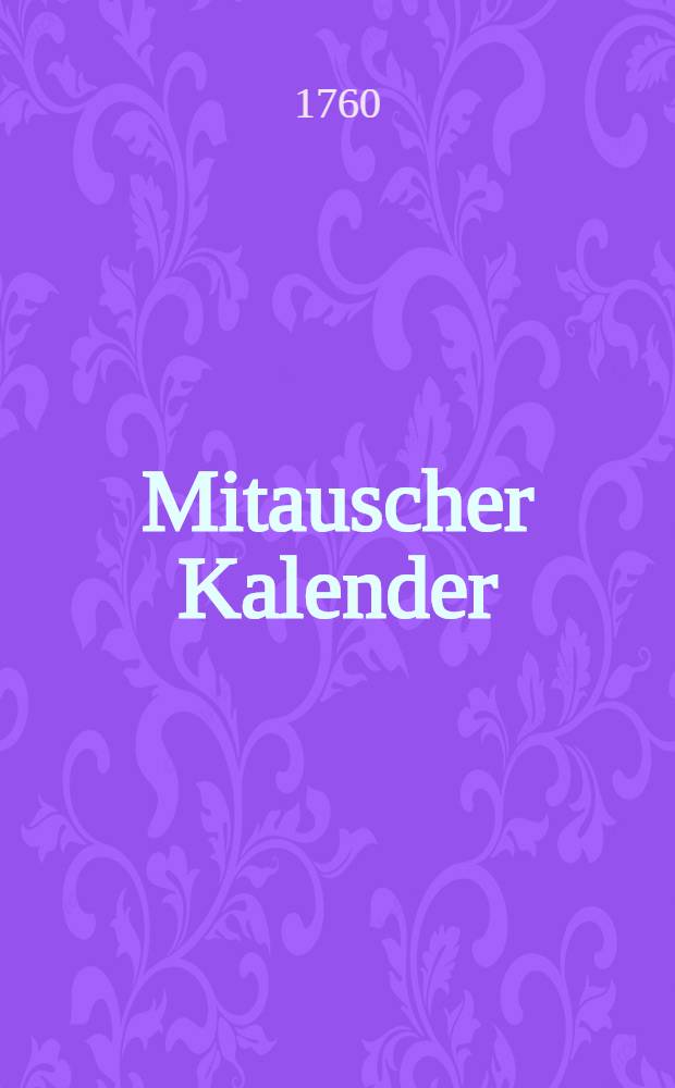 Mitauscher Kalender