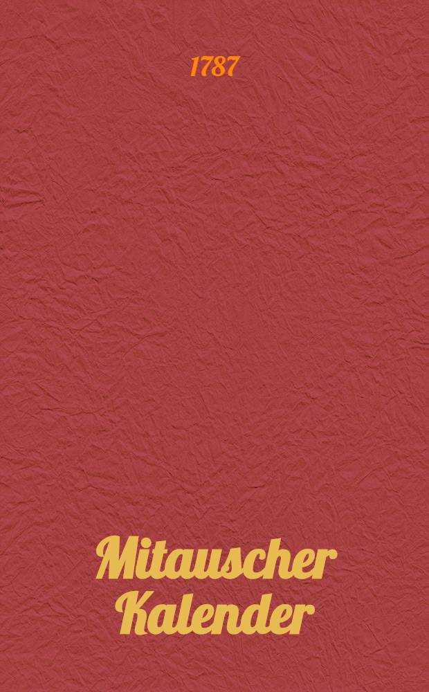 Mitauscher Kalender