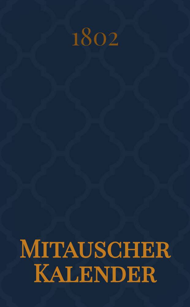 Mitauscher Kalender