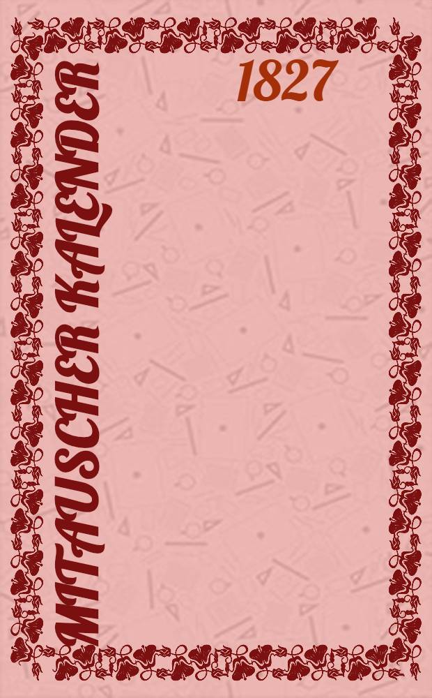 Mitauscher Kalender