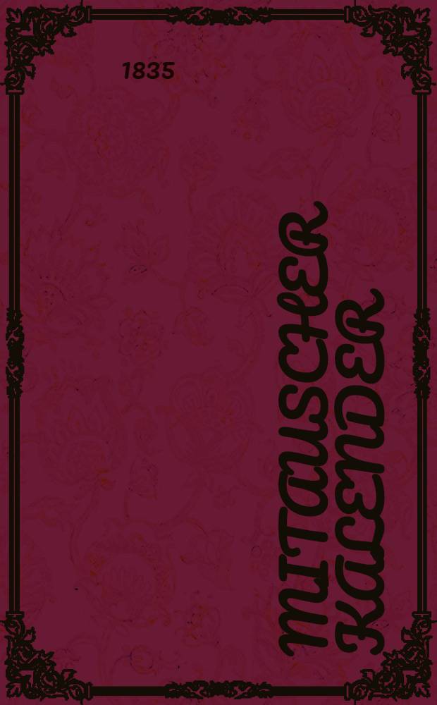 Mitauscher Kalender