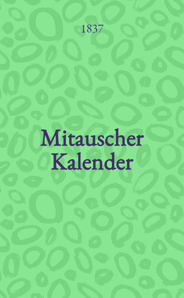 Mitauscher Kalender