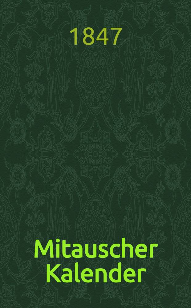 Mitauscher Kalender