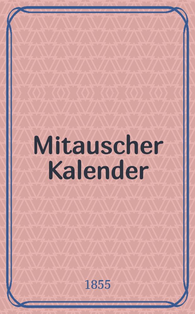 Mitauscher Kalender