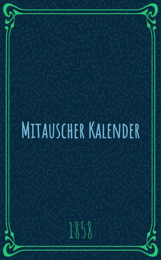 Mitauscher Kalender