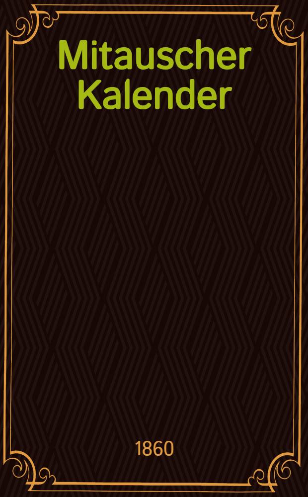 Mitauscher Kalender