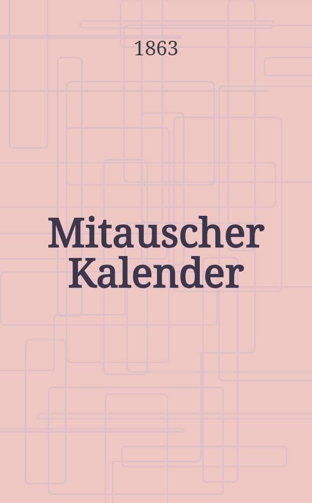 Mitauscher Kalender