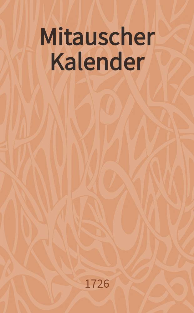 Mitauscher Kalender