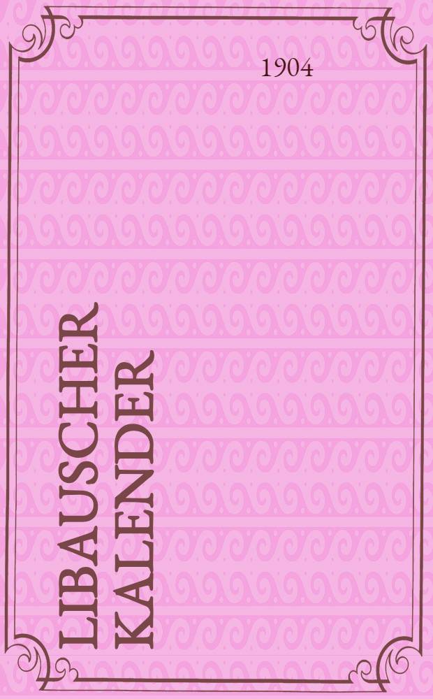 Libauscher Kalender