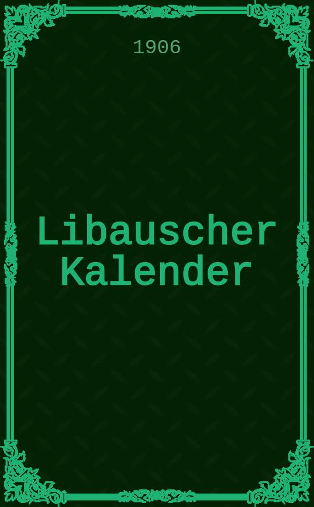 Libauscher Kalender