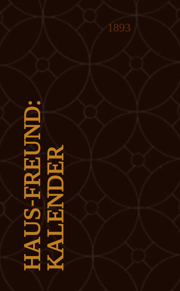 Haus-Freund : Kalender