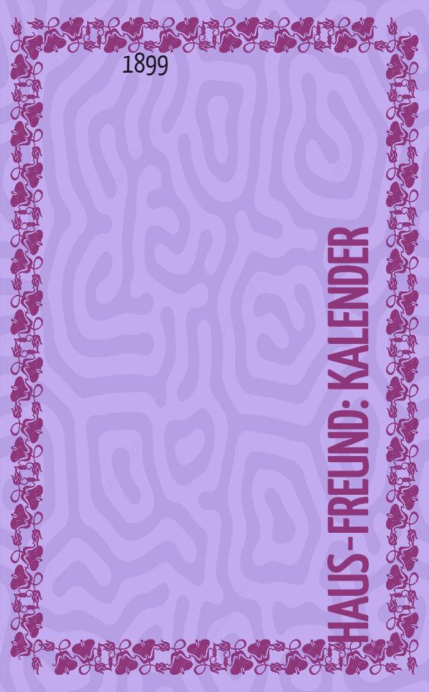 Haus-Freund : Kalender