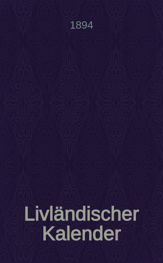 Livländischer Kalender