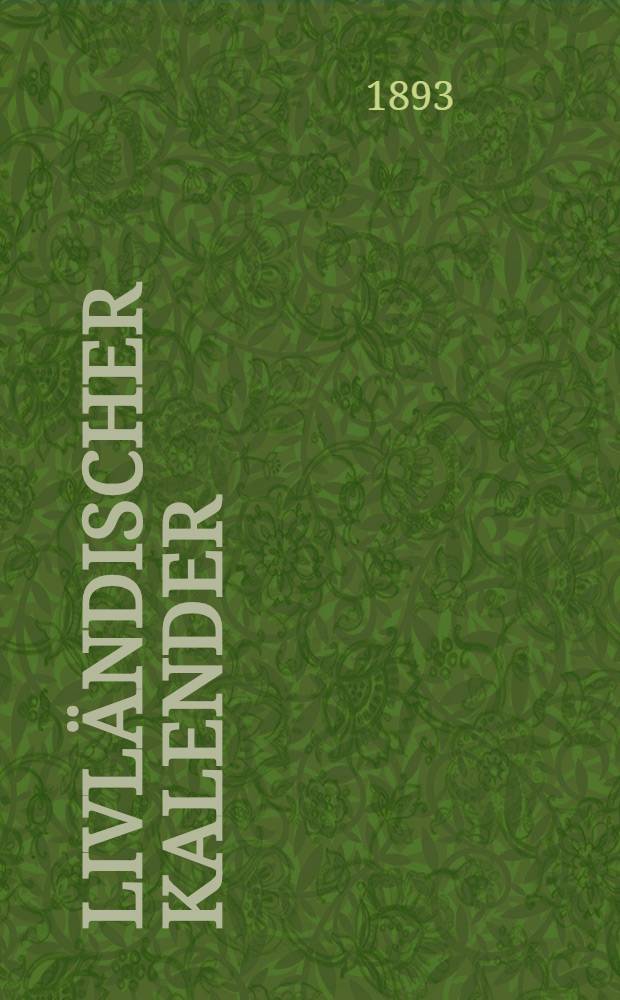 Livländischer Kalender