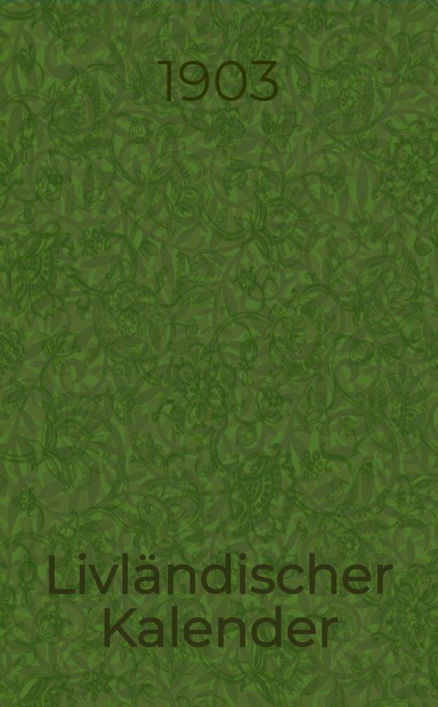 Livländischer Kalender