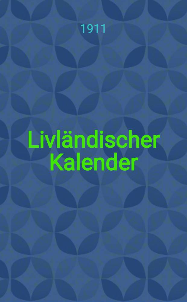 Livl&auml;ndischer Kalender
