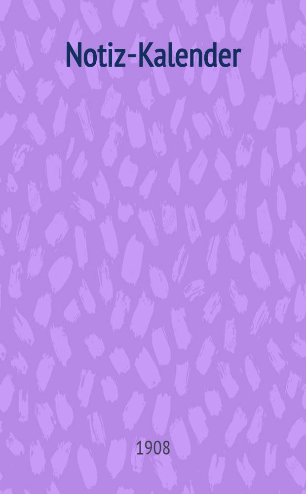 Notiz-Kalender