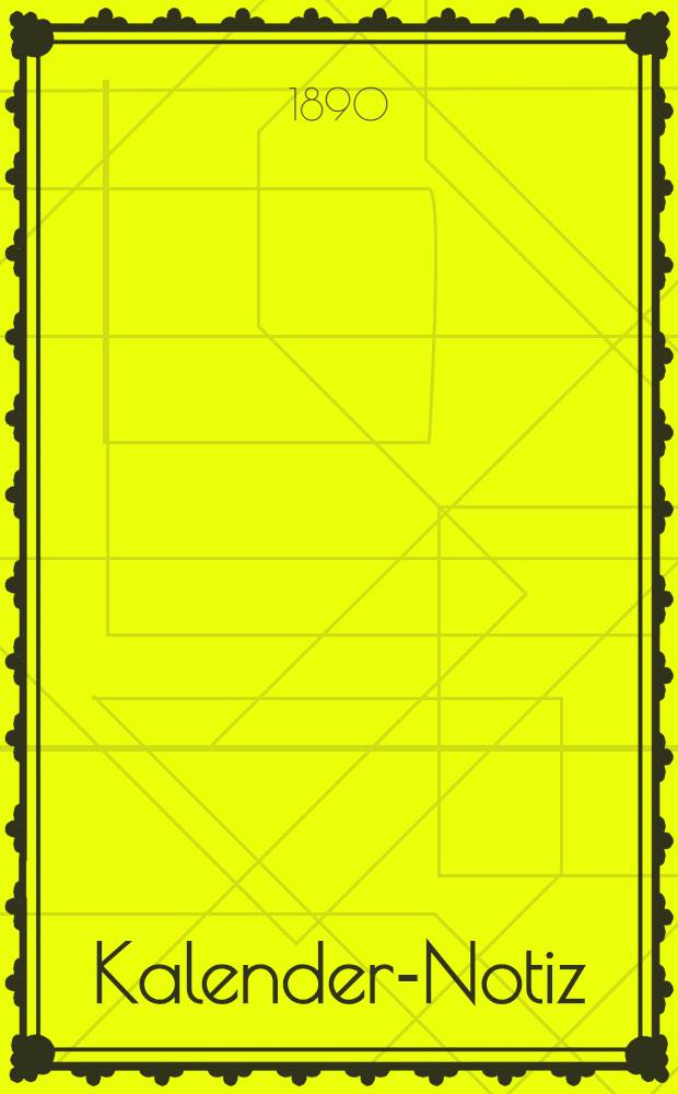 Kalender-Notiz