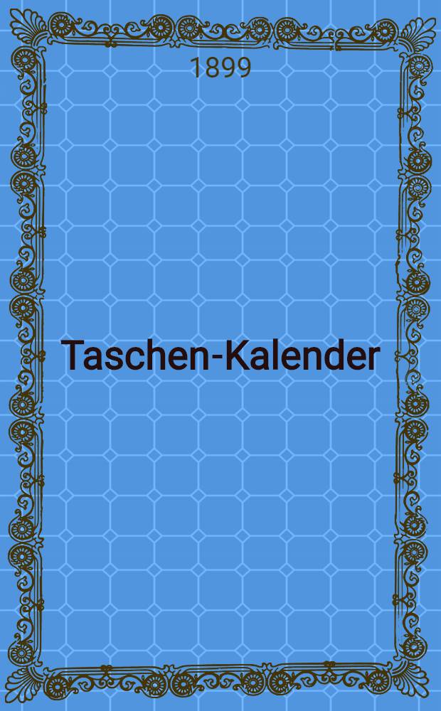 Taschen-Kalender