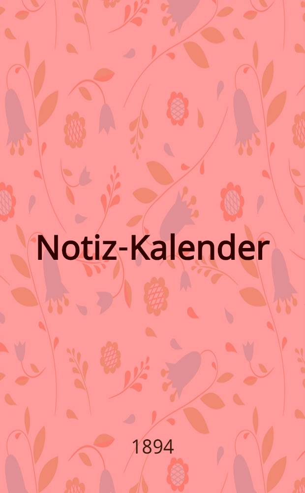 Notiz-Kalender
