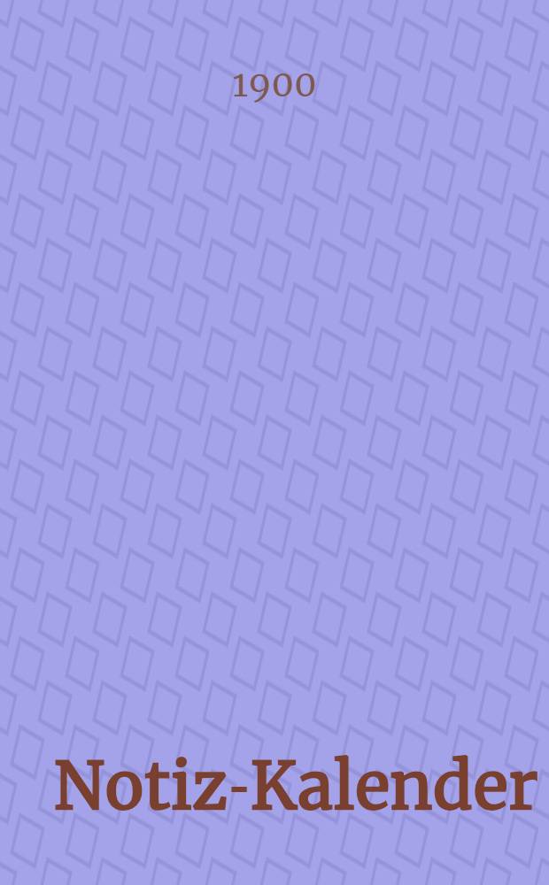 Notiz-Kalender