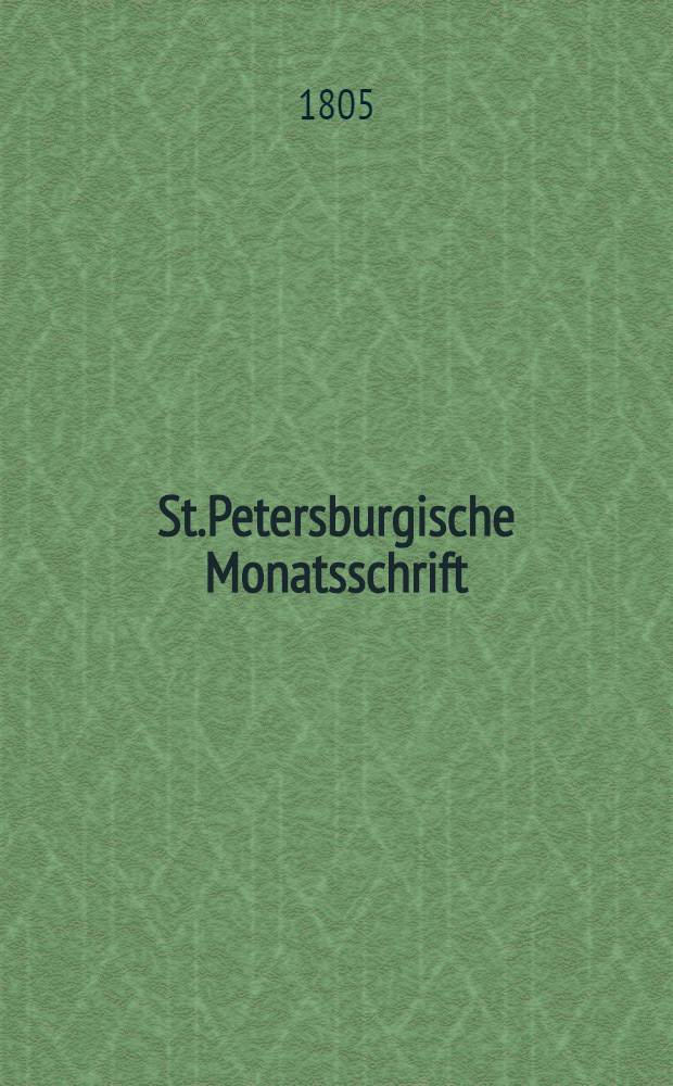 St.Petersburgische Monatsschrift
