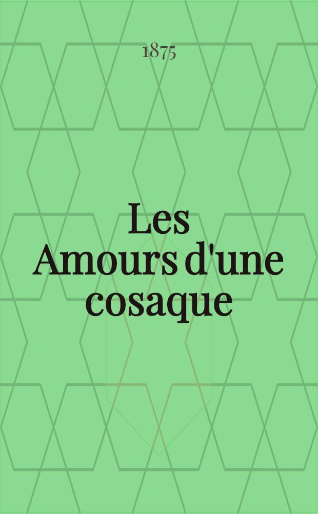 Les Amours d'une cosaque