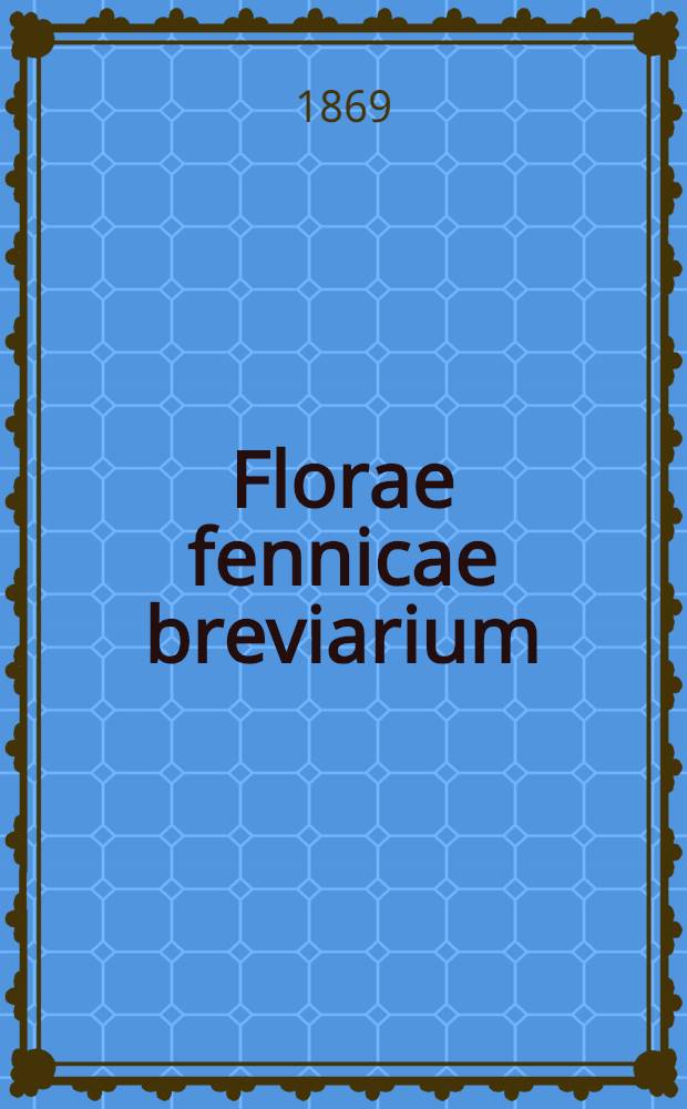 Florae fennicae breviarium