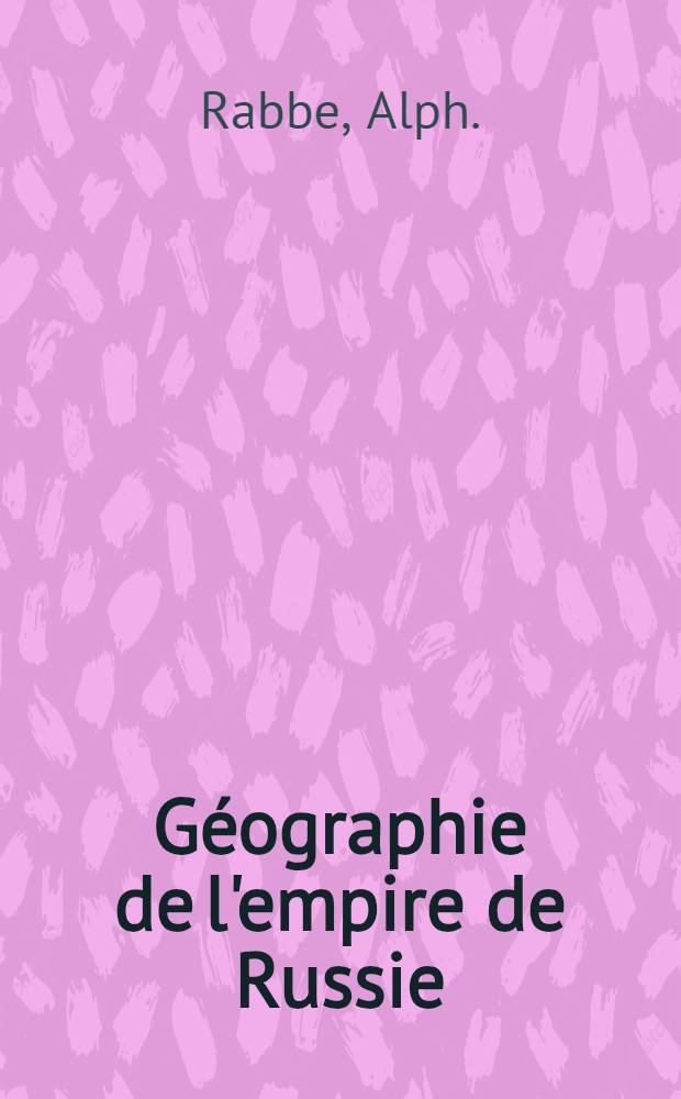 Géographie de l'empire de Russie