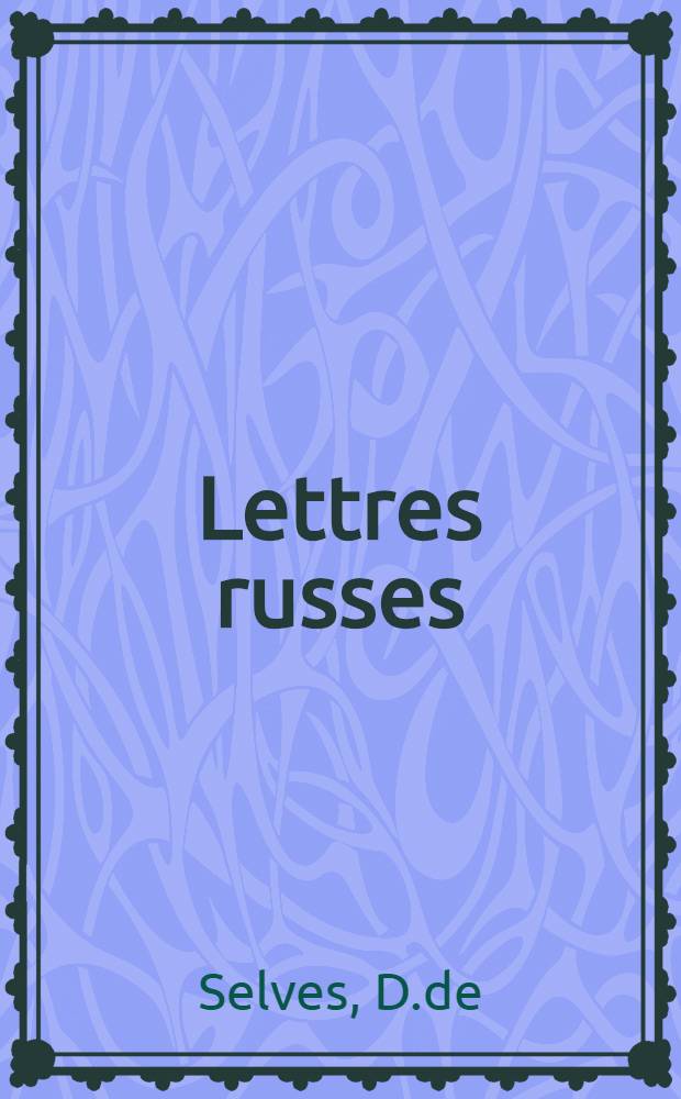 Lettres russes